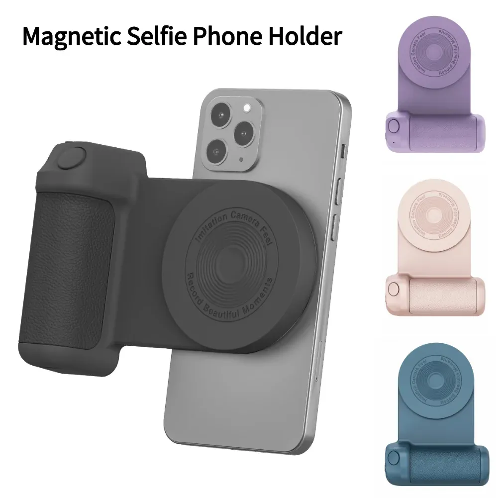 Sticks Magnetic Camera Handle Photo Bracket Smart Bluetooth Mobile Phone Antishake Selfie Device Desktop Wireless Charging Phone Stand