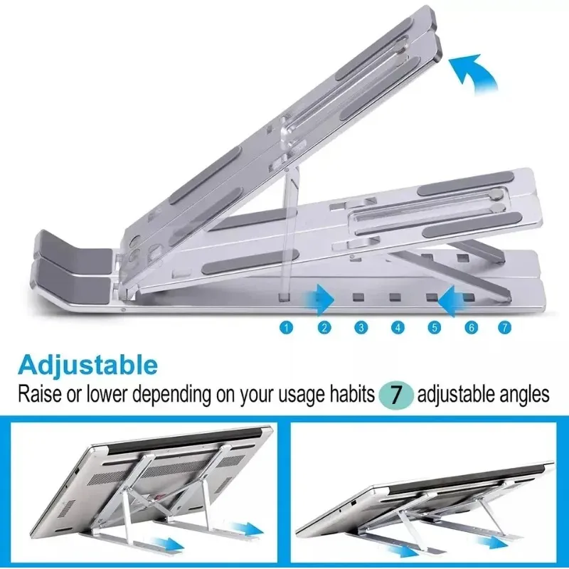 Portable Laptop Stand Notebook Stands Adjustable Ergonomic Laptop Support Base Holder for Macbook Computer Accessories Bracket