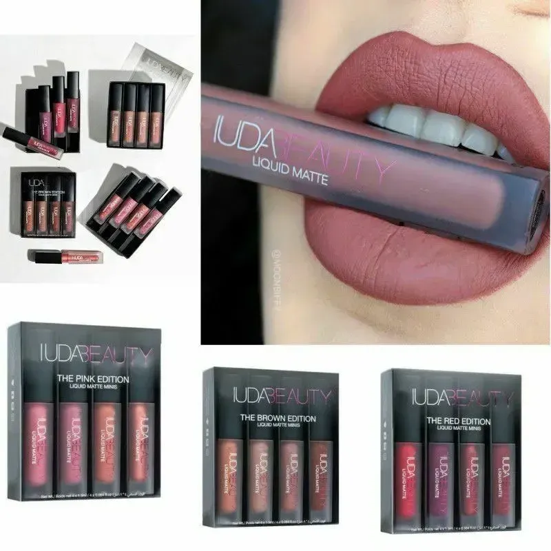 Наборы 4pcs/Set Lipgloss Mini Lif