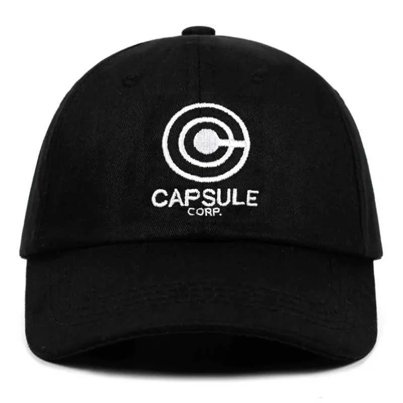 Capsule Corp Dad Hat, Anime Song Embryo Baseball Cap