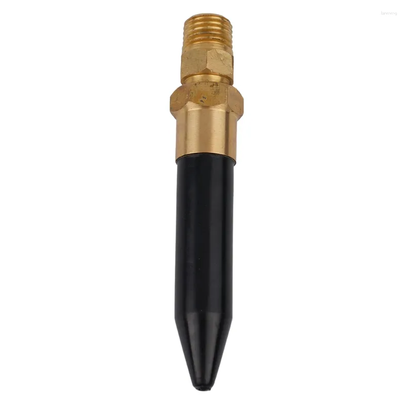 Party Decoration NPT1/4-18 Helium Balloon Latex Rubber Tilt Valve Gas Nozzle Black And Gold Replacement Parts 15 MPa 108mm Length Air Tool