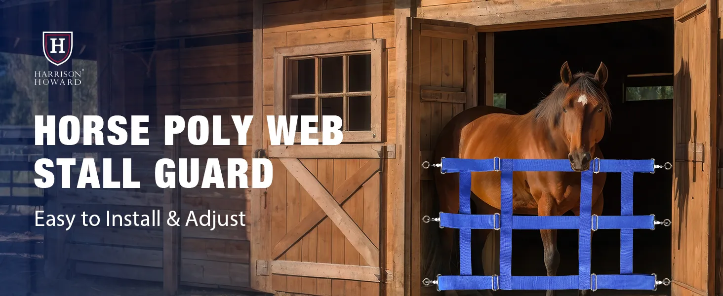 Stall Guard Chain LEXNEL Stall Chain For Horses U2013 51 Inch Horse Stall Guard With Heavy-Duty Clips, Rubber Coated Stall Guard For Horse Stalls And Trailers (Purple Horse Barn