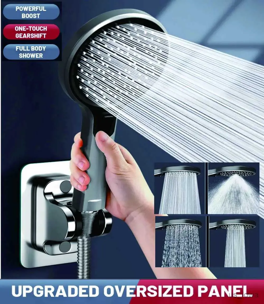 Gesti per la doccia da bagno 4 modalità Big Pannello Doccia doccia con doccia con salvanza d'acqua con ugelli in silicone autopulente Accessori innovativi da bagno