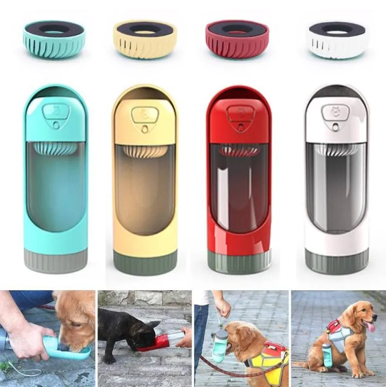 Pets Feets Pemiter Portable Pet Water Bottle для небольших крупных собак путешествовать по щенкому кошачнему кошачнему чашу на открытом воздухе.