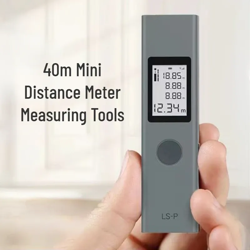 Accessori Duka Atuman LSP Laser Range Finder 40M Mini Distanza Messore Strumenti di misurazione Portable Typec Lasers Meter