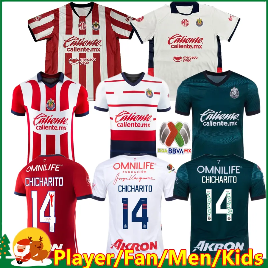 Chivas De Guadalara Mexico Soccer Apparel 2023/24/25 Featuring LIGA MX