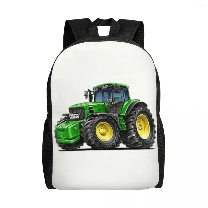 Backpack 3D Printing Tractor Backpacks For Boys Girls School College Travel Bags Men Women Bookbag Fits 15 Inch Laptop