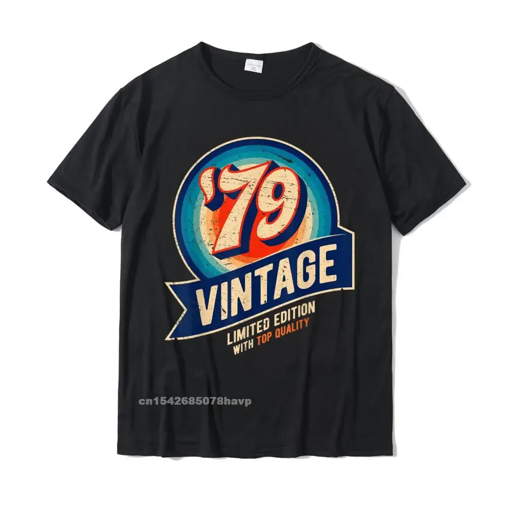 Camisas 1979 Vintage 41º aniversário Retro Graphic Tshirt Camise