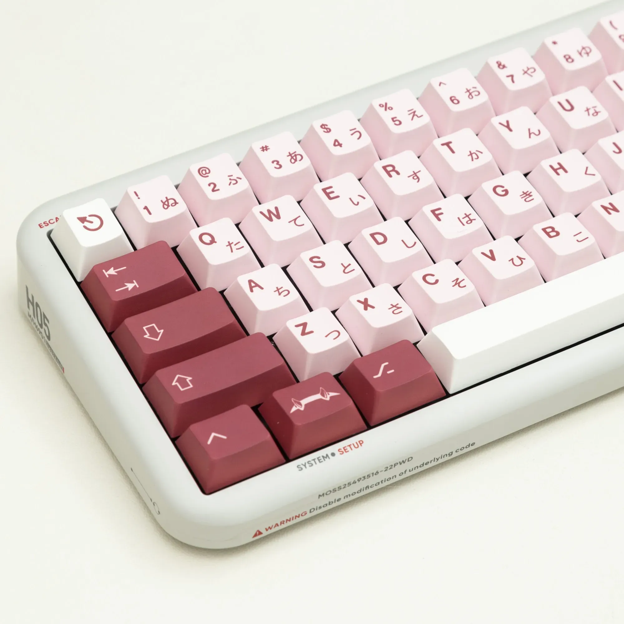 Sürücüler G Klon Darling PBT Kiraz Key Kapakları Japonca 144 MX Switch NJ68 TM680 Mekanik Klavye Boyası Alt Kişiselleştirilmiş Özel