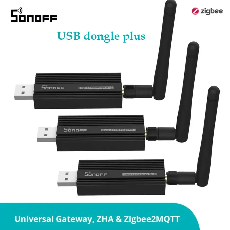Accueil Sonoff Zigbee 3.0 Dongle USB Plus Zbdonglee Wireless Zigbee Gateway Analyzer Zigbee2MQTT USB Interface Capture avec antenne