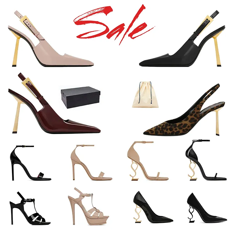 Top Luxury Women Dress Schuhe Designer High Heels Patent Leder Gold Tonstiletto Schwarz Nude Red Woman Lady Mode Sandalen Hochzeitsbüro Pumps