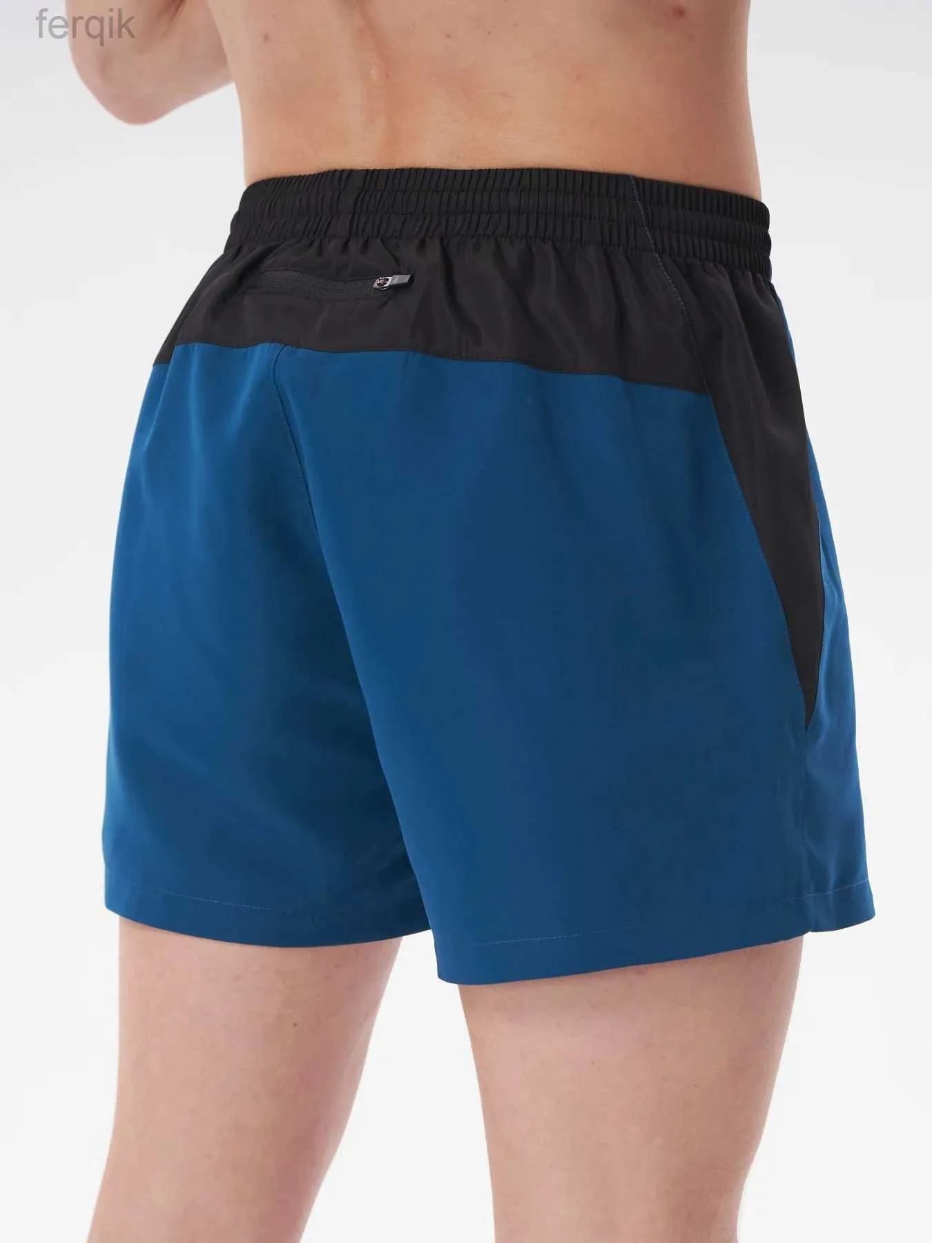 Shorts masculins pour hommes courants shorts lâches légers confortables sport sport shorts d'entraînement shorts actifs décontractés pour hommes courts pantalon zipper poche D240426