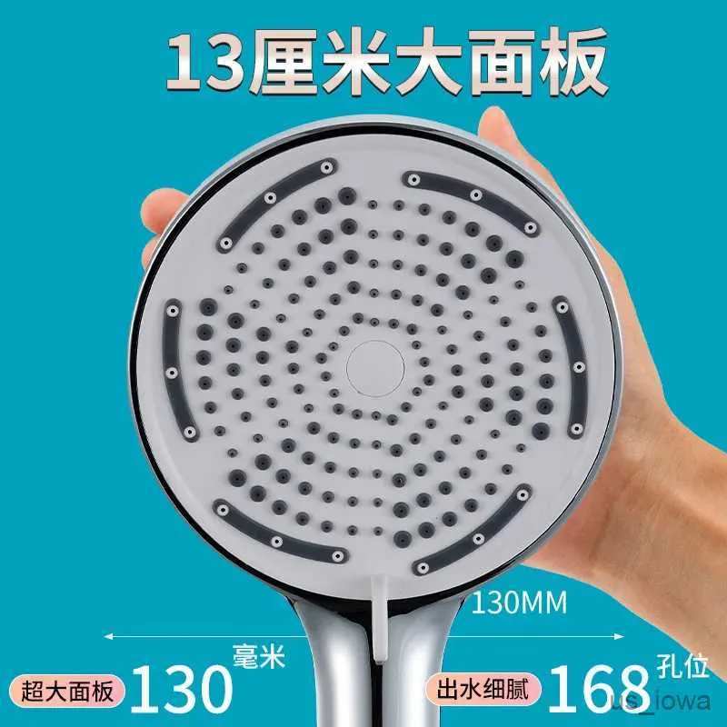 Guochi per doccia per bagno 13 cm pannello grande doccia a pressione ad alta pressione Scarica set d'acqua Salvatore 3 modalità Strumenti per il bagno per la doccia regolabili