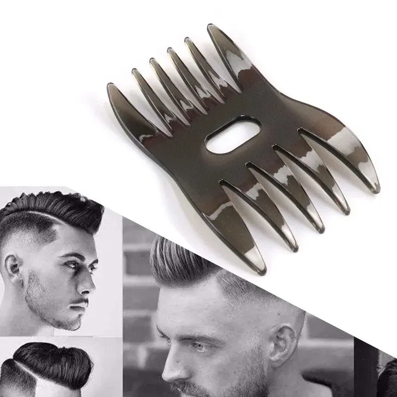 2 Sides Wide and Fine Teeth Hair Combs Woman Tangle Curly Hair Fork Pick Brushes Anti-static Pro Salon Hair Styling Tool