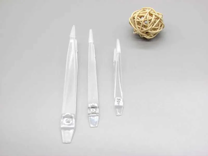 ARKJ Contact Lens Accessories 1PCS OUTILS PORTABLES LES LENSES transparentes Twezers 8/10 / 12,5 cm D240426