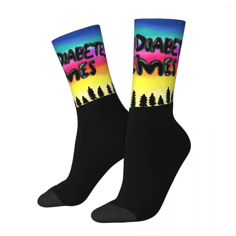 Men's Socks Dank Diabetes Memes Harajuku Sweat Absorbing Stockings All Season Long Accessories For Man's Woman Birthday Present