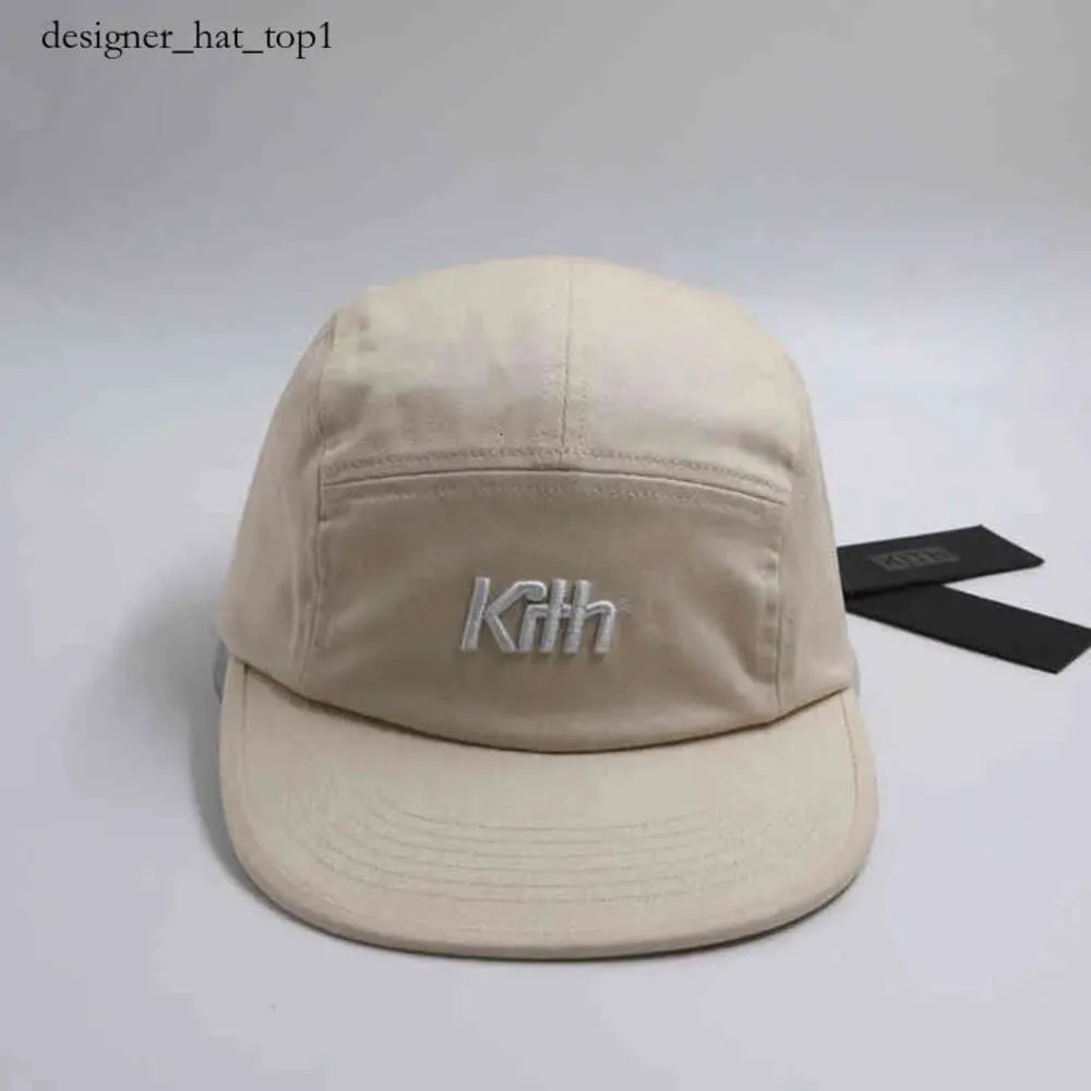 Kith 5 Panel Projektant mody Camp CAP Regulowany czapkę baseballową Snapback Hip Hop Trucker Caps dla mężczyzn Kith Women Dad Hats swobodne słone