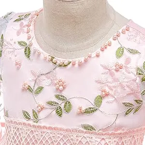 The neckline decorated with beads