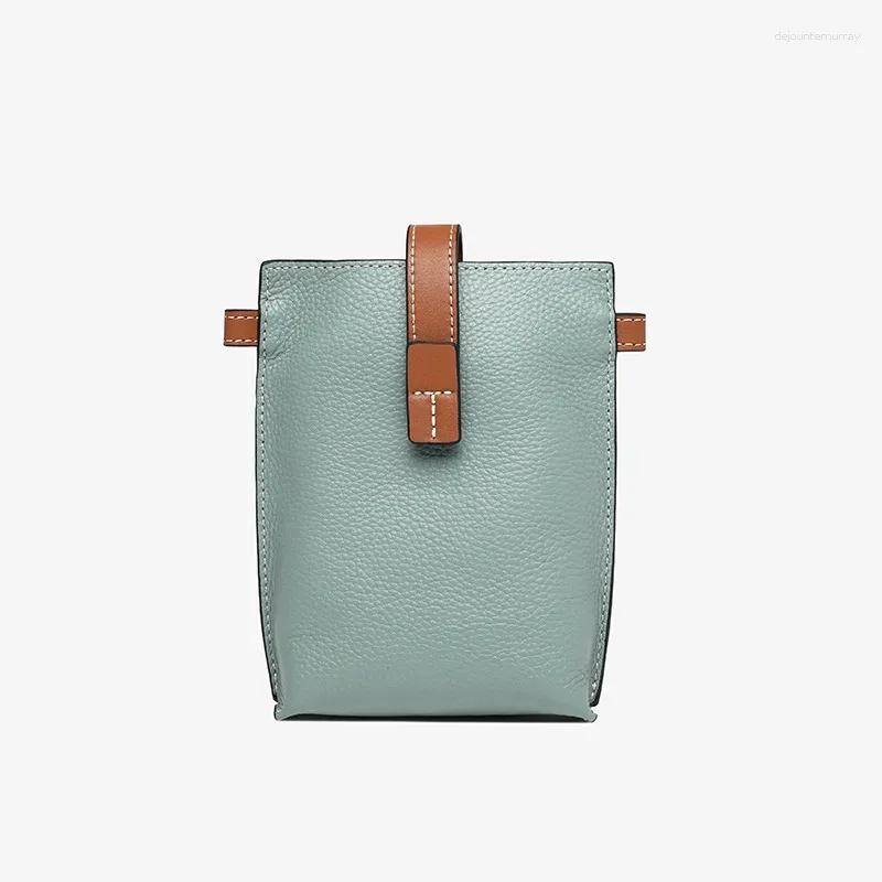 Вечерние сумки простая кожаная дизайнерская сумочка для женщин 2024 модная сумка для плеча.