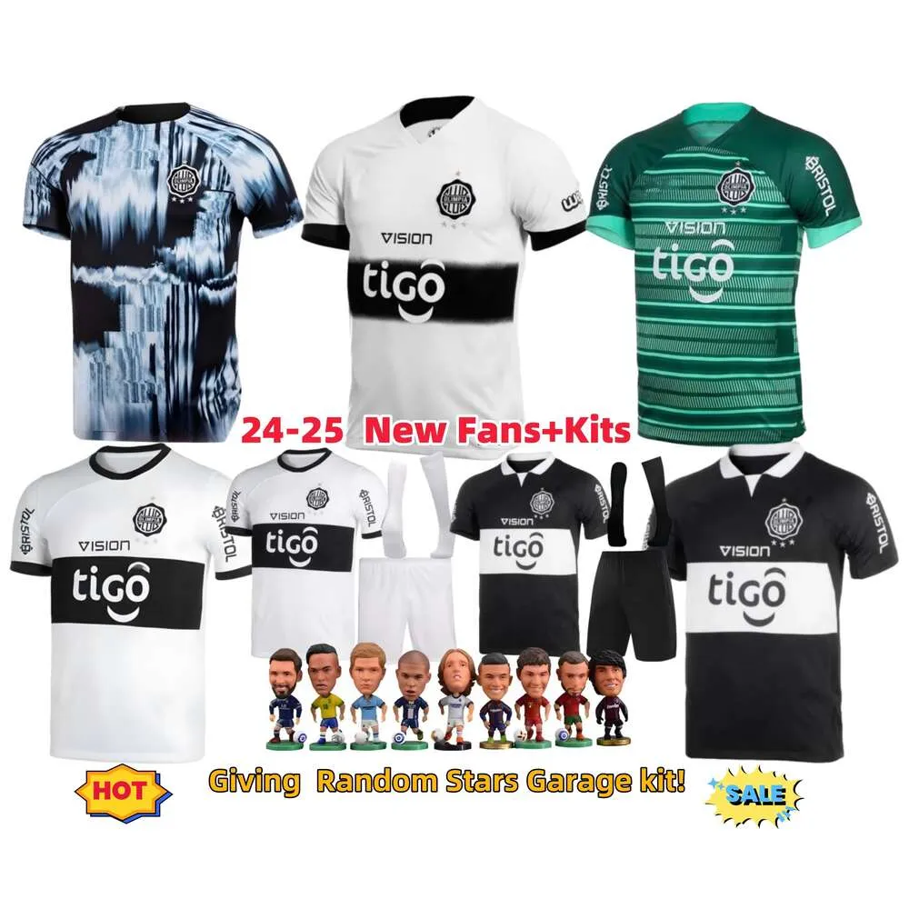 24 25 Club Olimpia Soccer Jerseys 2023 2024 Asuncion Olimpia Retro 2002 Paraguay League Diego Duarte Peralta D.Gonzalez A.Silva voetbalshirt Men Uniform Kids Kits