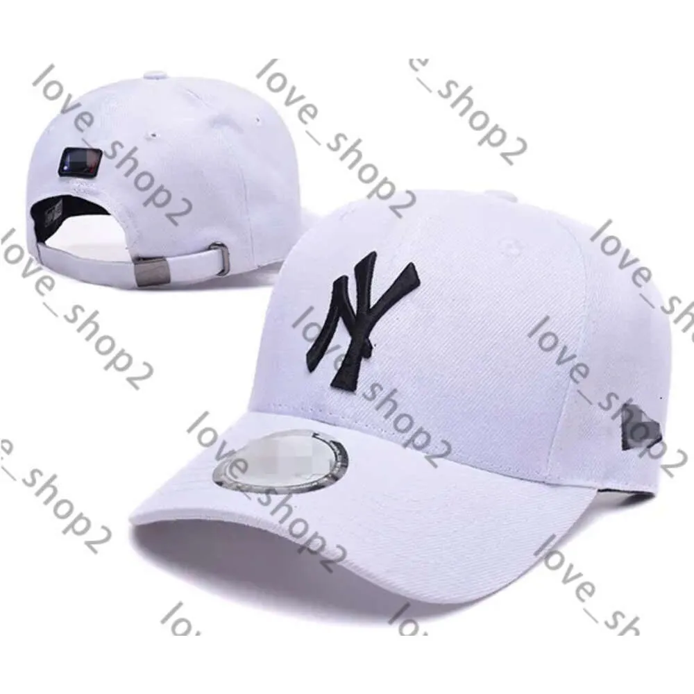 Designer Baseball Cap NY Letter Baseball Caps Luxe Designer Women Men Men Dames Baseball Capmen Leisure Sport Lichtgewicht Design Design Baseball Cap 47