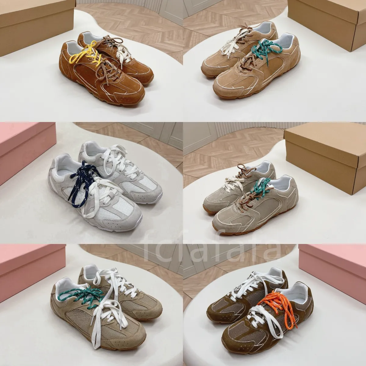 Ny designer löparskor mocka sneakers män kvinnor vandring sko vit kanel klassisk utomhus casual sneaker co-märke 530 bui