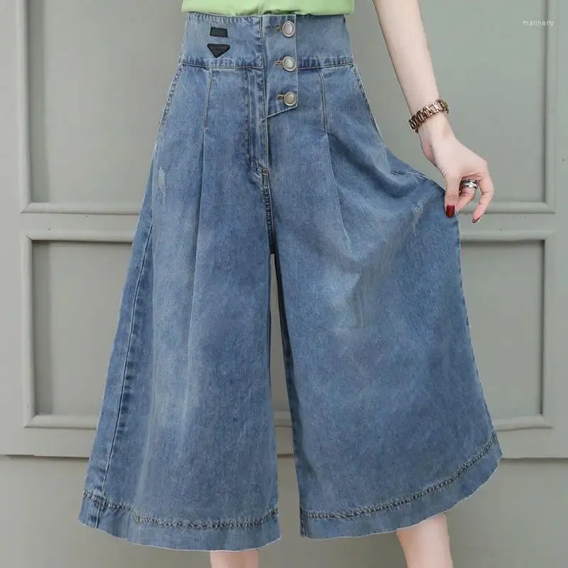 Jeans para mujeres 2024 Llegada Summer Mujeres comodidad de algodón Denim pantalones longitud