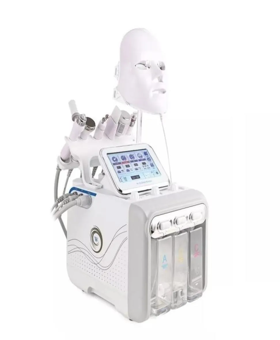 7 IN 1 Hydrogen Oxygen Small Bubble Facial Machine Jet Peel Hydrafacial Pon Hydra Dermabrasion RF BioLifting Hydrolifting9272422