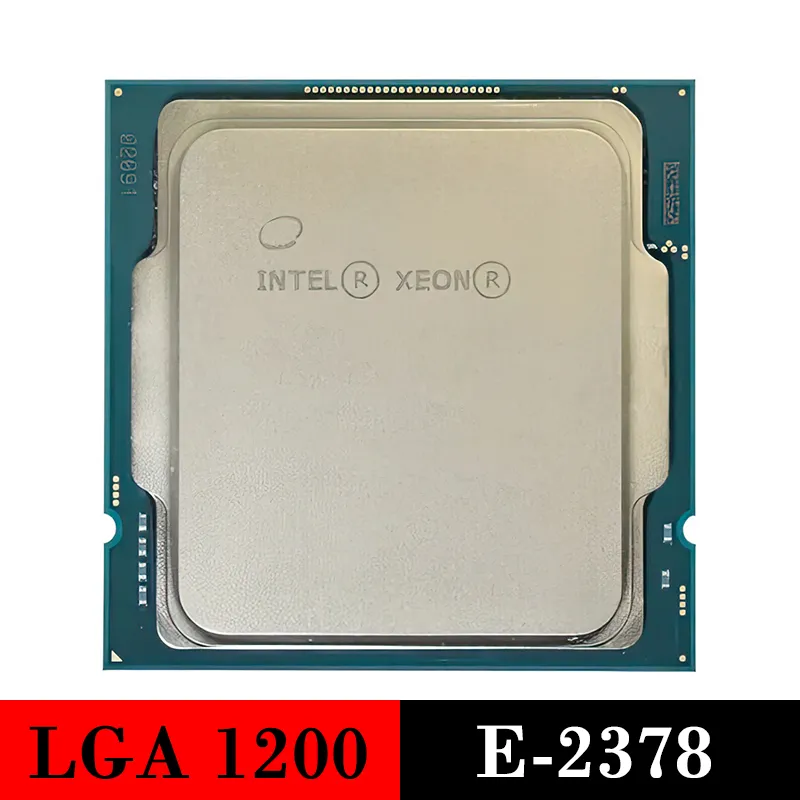 使用済みサーバープロセッサIntel Xeon E-2378 CPU LGA 1200 2378 E2378 LGA1200