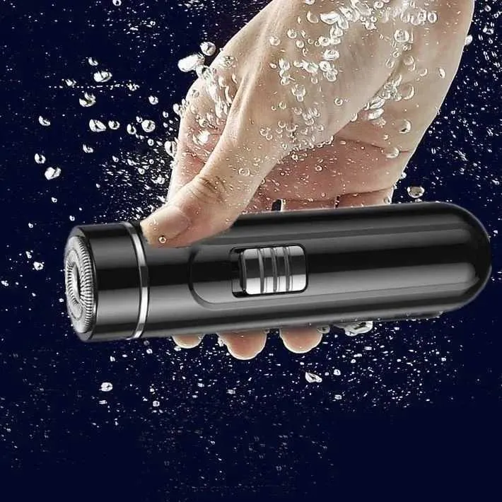 Compact Razor Machine Compact Travel Shaver: USB Rechargeable, Wet/Dry Mini Electric Razor ...