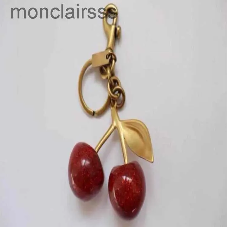 Bag Parts Accessories Handbag Pendant Keychain Womens Exquisite Internet-famous Crystal Cherry Car High-grade KG23