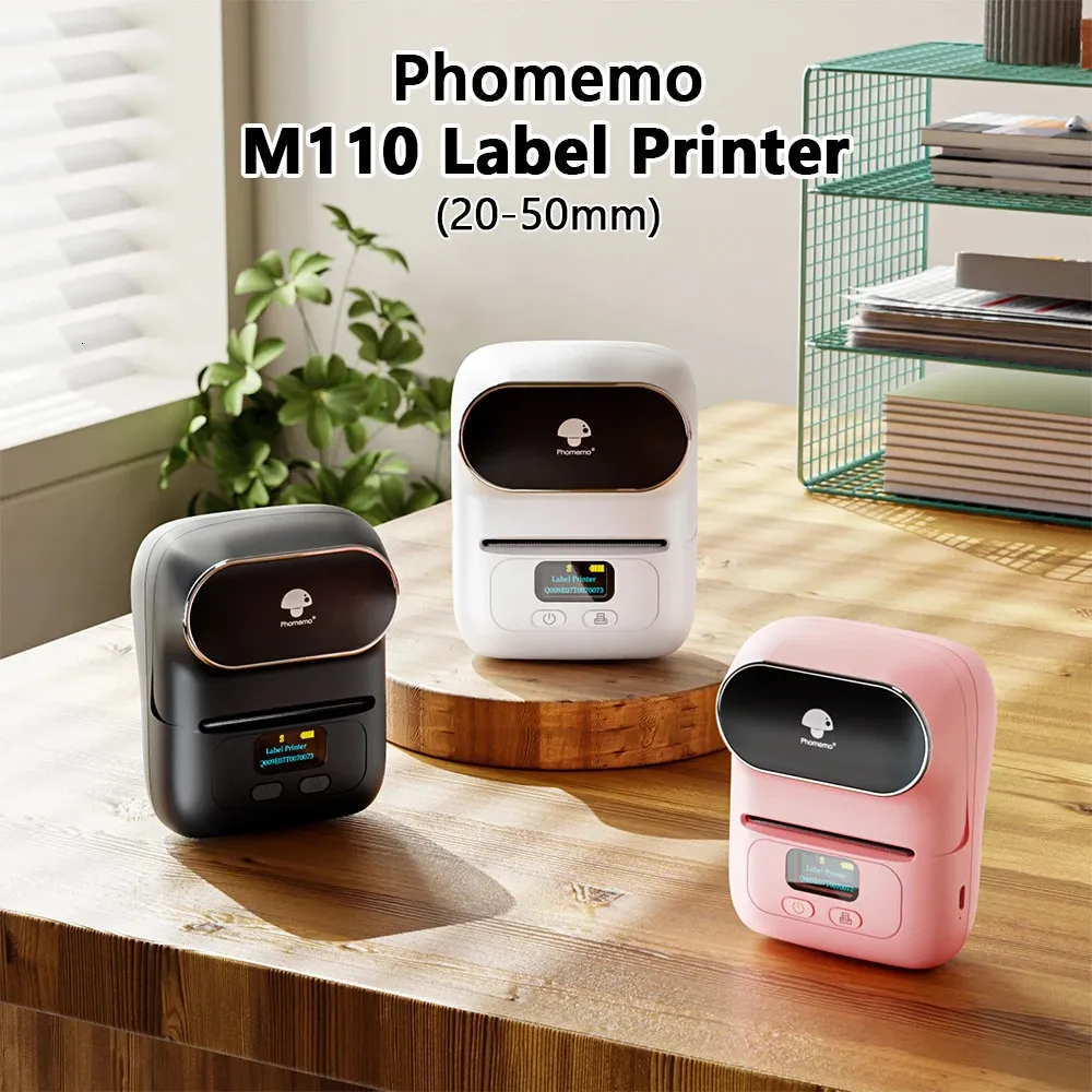 Portable Thermal Label Printer: Mini Pocket Size, Self-Adhesive ...