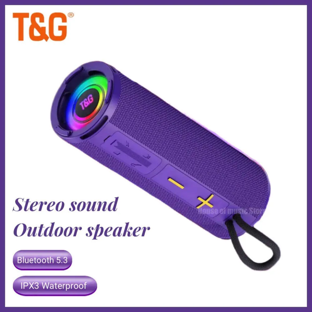 TG421 Ny utomhus RGB Cycling Sports Splash-Proof HD Call Sound Bästa högeffekt uppladdningsbar bärbar trådlös Bluetooth-högtalare