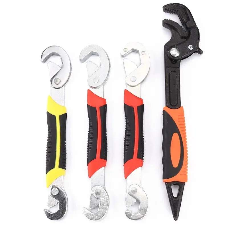 Öppnar Universal Wrench Tool Set Moverble Large Opening Plate Hand Universal Pipe -tång Multifunktionell snabb skiftnyckel Levande skiftnyckel