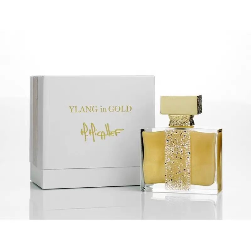 Micallef Perfume 100ml Royal Muska Ylang dans Gold Fragrance Femme Parfum Sodeur durable Marque Man Femme Floral Perfumes Cologne Spray High Quality Deliver