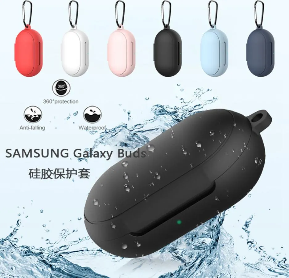Cubierta de silicona Cubierta de la bolsa de auriculares Protectora a prueba de polvo para Samsung Galaxy Budsbuds Accesorios Sports Bluetooth Aurphone tiene 5850717