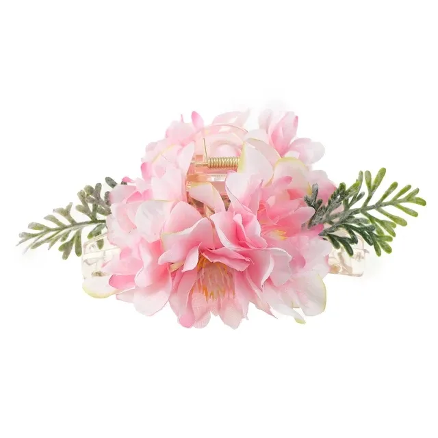 Molans Simulated Flower Hair Claws Hair Clip Women Wedding Holiday Fashion Ponytail Hairpin Hair Accessories Hair