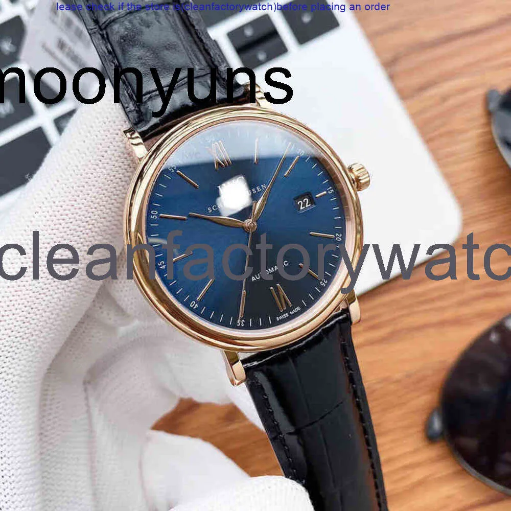 Guarda il designer hight iwcity qualità di lusso luminoso resistenza all'acqua resistente all'orologio da uomo in pelle da uomo 40 mm adatto per orologi pilota con berto Fino portoghese Fashio GKCX