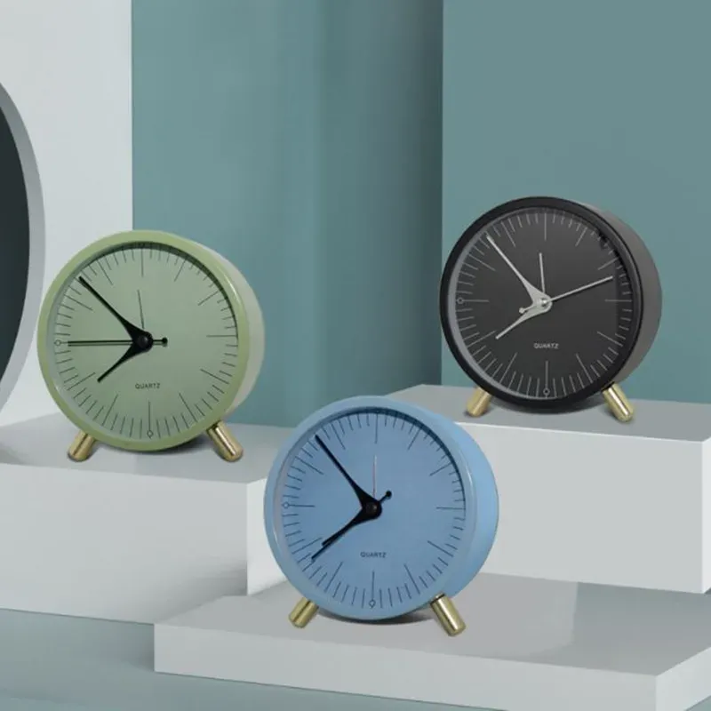 Zegary nordyckie budzik 4,5 cala minimalistyczne wycisze dzieci