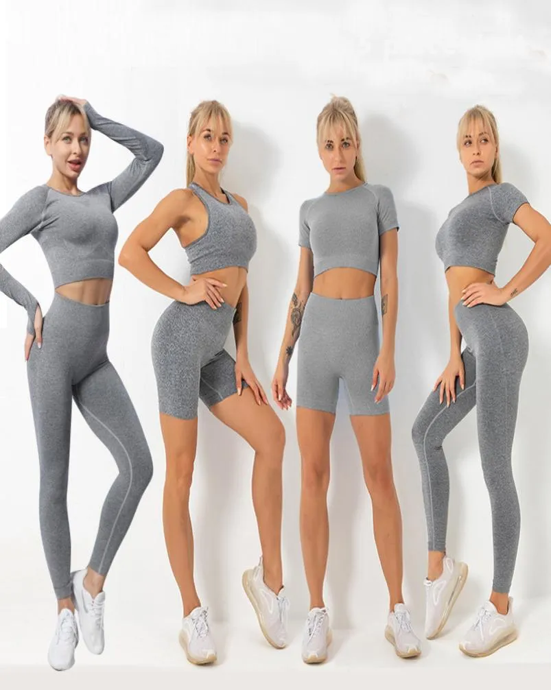 Ensemble d'entraînement Extra Large Five Pieces Yoga Fitness Wear Five Piece Femmes Leggings Set2348846