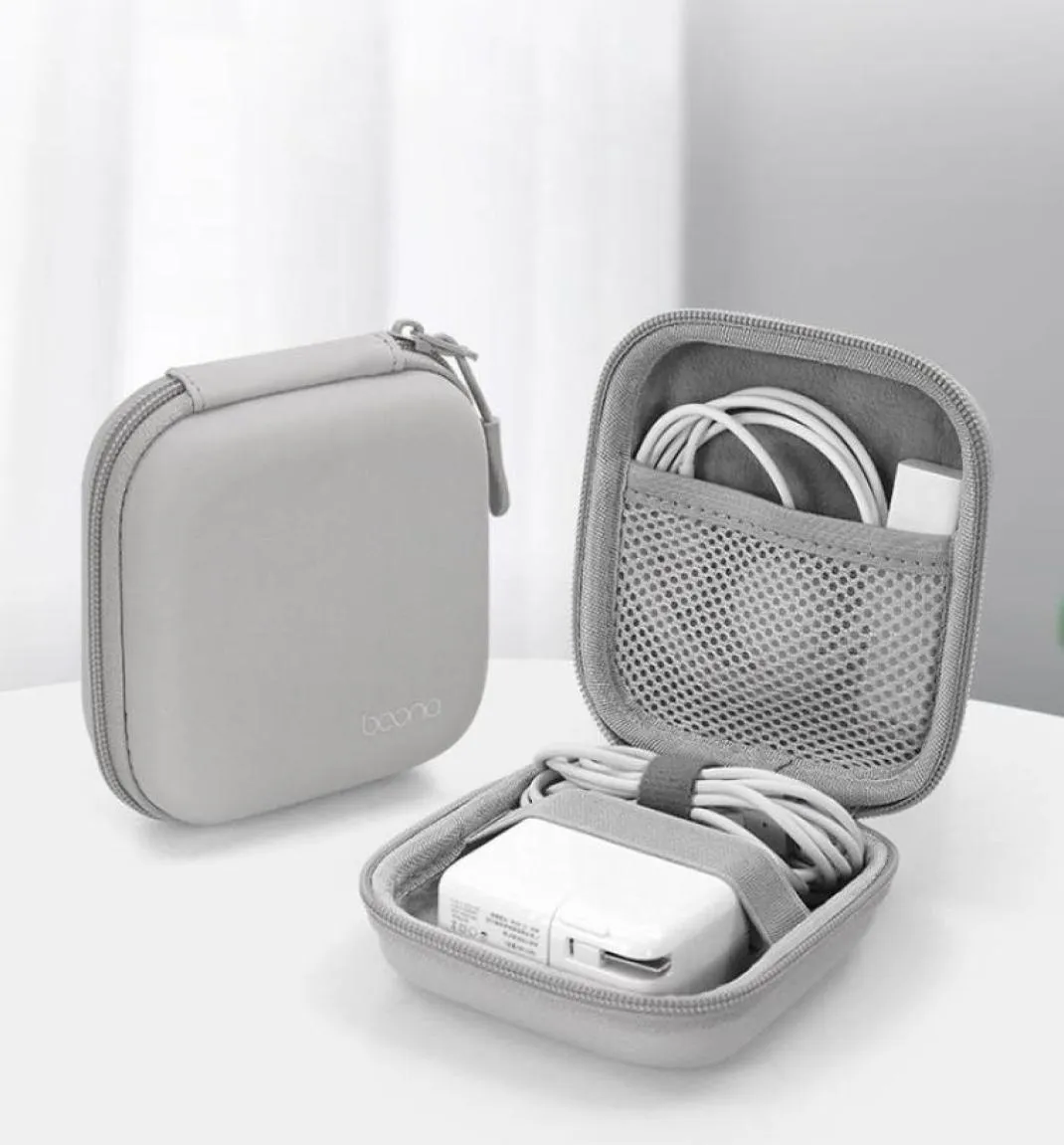 Sacs de rangement Mini Organisateur pour les petites choses Chargeur Apple Alimentation Câble portable Hard Shell Multifonction CasesStorage2276205