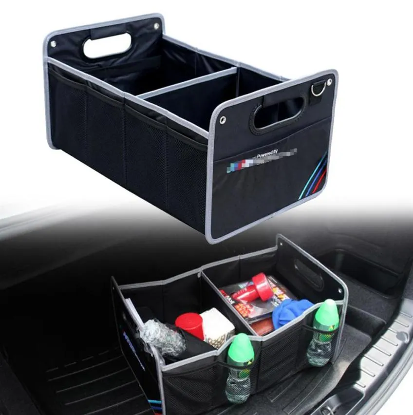 Carreau de rangement Organisateur de la ligne de route Auto Auto Case de conteneur pliable pour BMW X1 X 2 X3 X5 X6 E39 E46 E60 E9032578413721