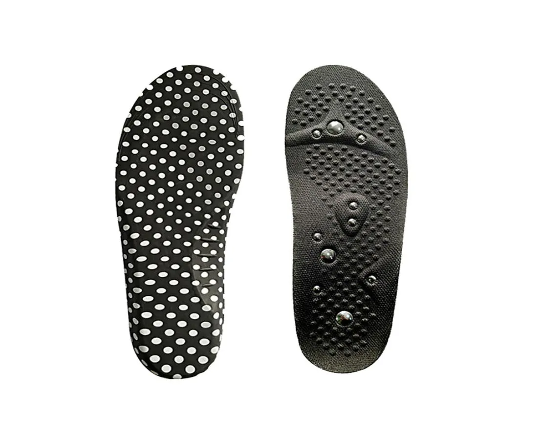 Ponto Pressão Pressão Magnética Arco Suporte Torcedor de Cuttable Slimbing Antifatigue Sport Shoe Inserir Massagem para Pé Presente7557605