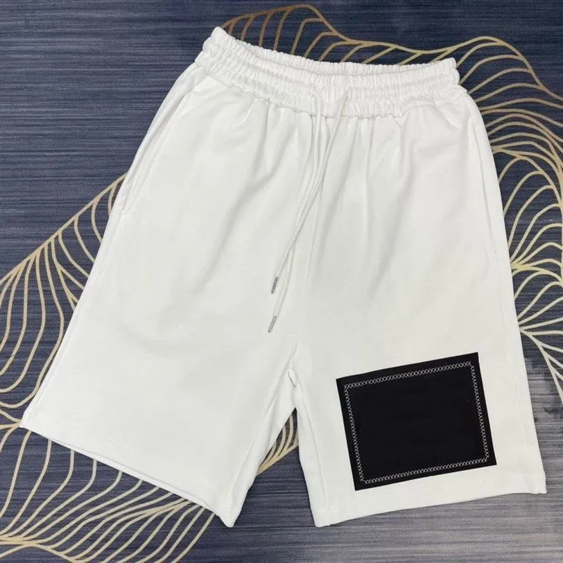 Calça de shorts masculina shorts de praia de praia de algodão calça estampada calças estampadas