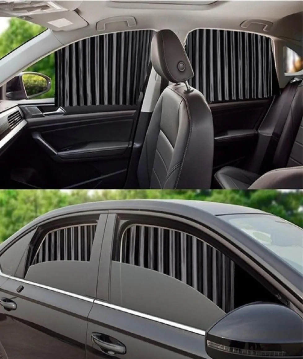 4pcs cortinas de instalação magnética carro windshield solarshade cortina janela lateral Protection6333960