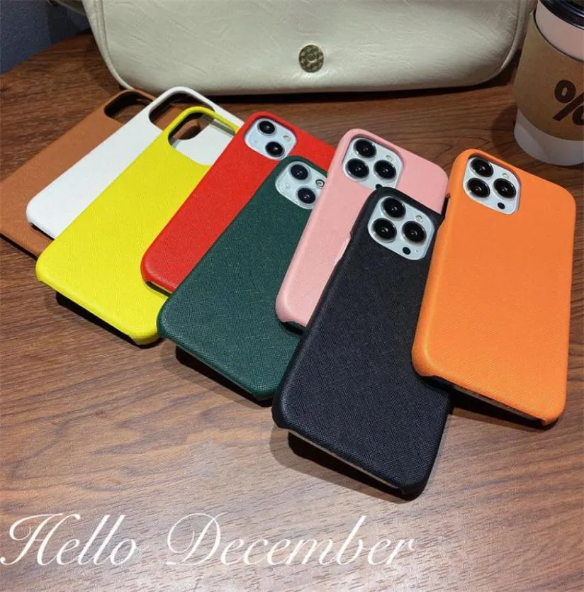 Designer Cross Grain Leather Phone Falls för Huawei Oppo Vivo iPhone 14 Pro Max 13 14 Plus 12 11 X XR XS XSmax Designer Samsung CA4000280