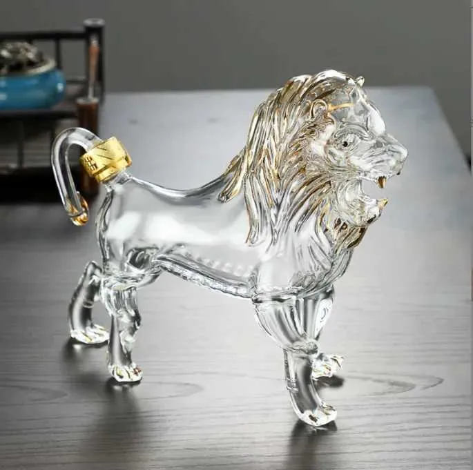 STRUMENTI DI barre KKPK BOTTURA POTTURA LION APPAGGIO DI ALTA ALTA BOROSILICATO BOTTIGLIE DI VERE SPELLO DI ANIMA SPELLO 240426