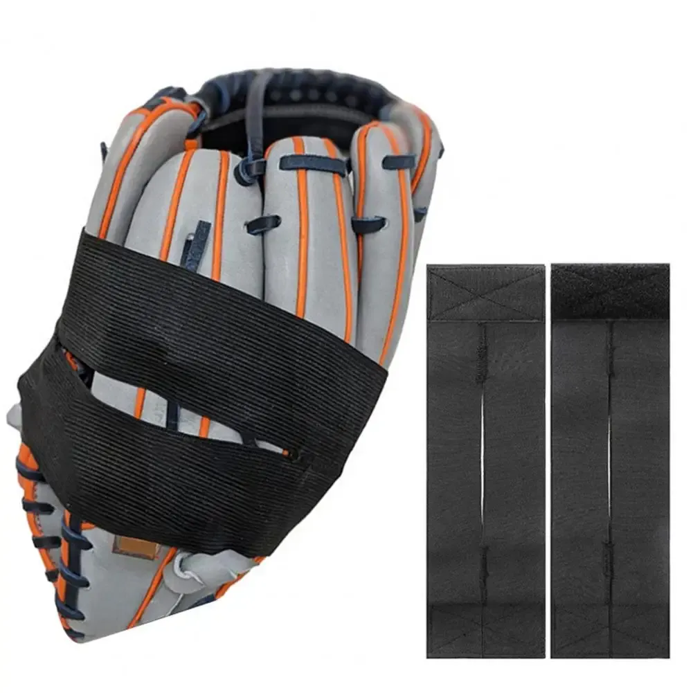 Softball Baseball Handschuh Wrap Verstellbare wiederverwendbare dauerhafte Baseball -Softball -Sporthandschuh Gummisportesportlieferungen