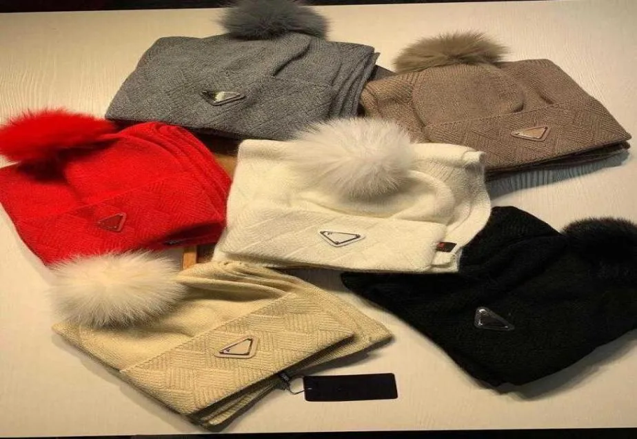 Écartes de chapeau de créateur ensembles de luxe hiver