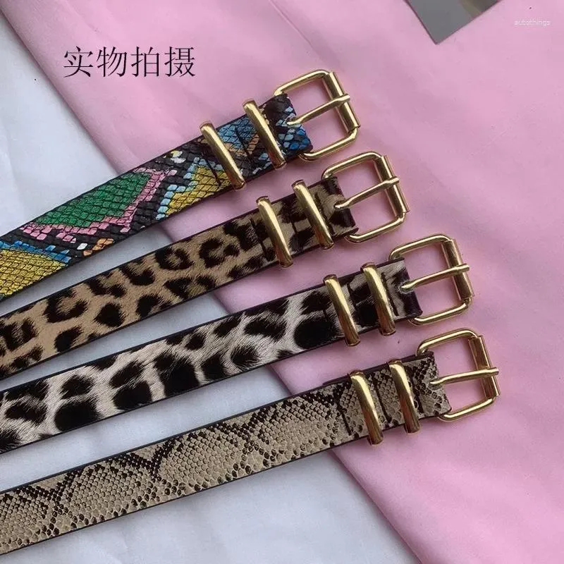 Ceintures Femmes Leopard Snake Zebra Patter